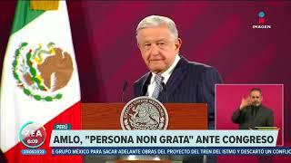 Congreso de Perú declara a López Obrador "persona non grata" | Noticias con Francisco Zea