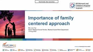 Importance of family-centred approach in early relational health