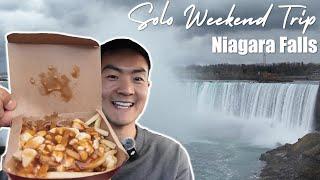 Solo Weekend Trip to Niagara Falls｜Crossing Rainbow Bridge, Poutine Craving and More!