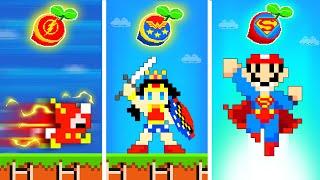 Super Mario Bros. But Seeds Make Mario's Family Turn Into The Avengers Family!...