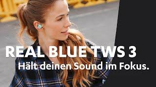 REAL BLUE TWS 3 Wireless In-Ear-Kopfhörer mit Top-Features