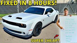 We Rebuilt Our Wrecked Hellcat Redeye In 8 Hours!!!