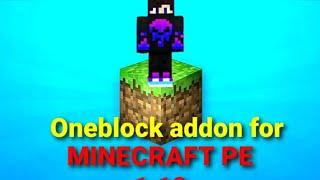 Oneblock mod for mcpe 1.19 |GHOUL GAMING|MINECRAFT|