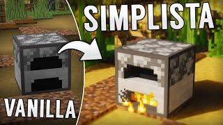 Comparing Simplista R21 LabPBR Texture Pack with Vanilla Minecraft