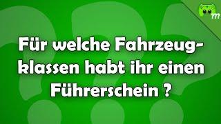 Für welche Fahrzeugklassen habt ihr einen Führerschein? - Frag PietSmiet ?!