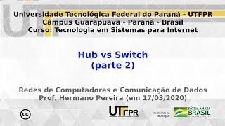 Redes 1 - APNP 02b - Hub vs Switch (parte 2)