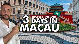 3 Days Macau Itinerary VLOG | BEST Macau China Travel Guide