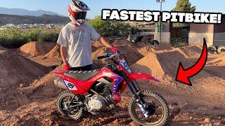 Sending HUGE Jumps on PitBike!