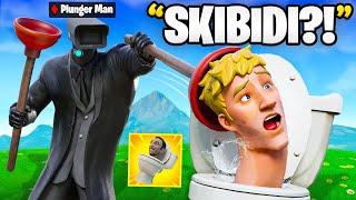 I Trolled Him With SKIBIDI TOILET In Fortnite!