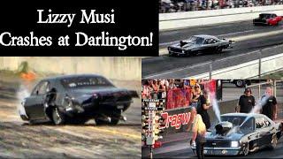 Lizzy Musi Crashes at Darlington!!!