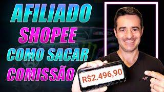  AFILIADO SHOPEE Como receber dinheiro das comissões afiliado da Shopee