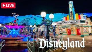 #LIVE Disneyland, Disney California Adventure, Rides, Characters, New Merch, Chill Parks Evening