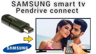 samsung smart tv pendrive connect