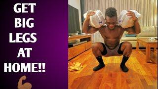 Easy Legs Workout With Water Bottles ( At Home)
