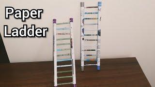 How To Make Ladder from Paper/ Paper Ladder/Miniature toys...