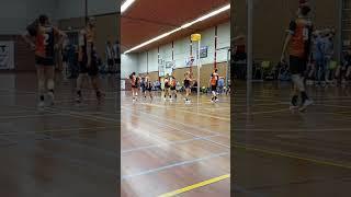 How do they do the warming up at Korfball? #korfbal #korfball