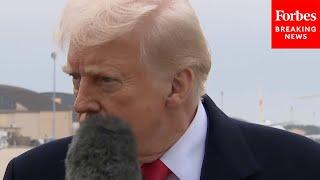 VIRAL MOMENT: Trump Bumped In The Face By Boom Mic—Then He Reacts