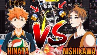 The Spike Volleyball: Hinata (Haikyu!!) Vs Nishikawa (Electric) | Mr.Vannet