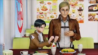 Levi annoying Erwin [Aot MMD]