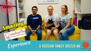 COUCHSURFING  Experience: Russian Family hosted me in Moscow | Russia Trip started