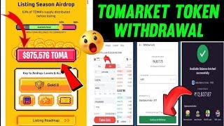 Tomarket $TOMA received On Bitget | Tomarket Withdrawal Full process | Tomarket new update today