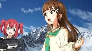 Ruby and Dia Climb a Mountain