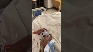 He just finished surgery like an hour ago and this is what he’s doing…  #shorts #heart #update