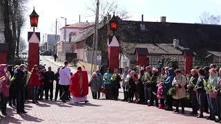 Вербное воскресенье в Поставах