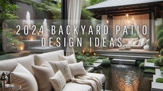 2024 Patio Design Ideas Backyard Garden Landscaping Ideas #patio #interiordesign