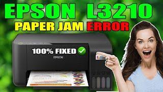 Epson l3210 red light blinking solution ! epson l3210 paper jam error solution