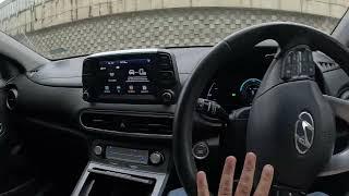 How Paddle Shifters Work In Hyundai Kona Electric #xroaders #Kona #Ev