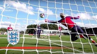 Goalkeeper training session for World Cup Qualifier (Hart, Forster, Heaton) | Inside Training