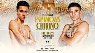 Rafael Espinoza vs Sergio Chirino | OFFICIAL SPOT