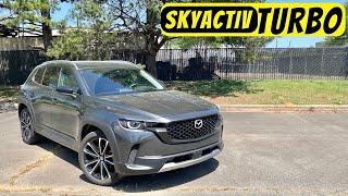 2024 Mazda CX50 Turbo Premium Plus: POV Start Up, Test Drive, Walkaround and Review