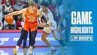 Illinois at Indiana | Highlights | Big Ten Men's Basketball | 01/14/2025