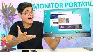 AGORA SIM! Monitor Portátil da BlitzWolf BW-PCM3 - Unboxing e Impressões