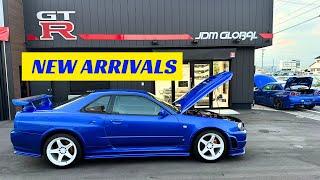 New arrivals! 3 Baysideblue GT-R R34s soon to be posted for sale!