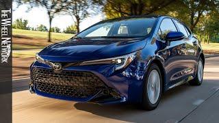 2025 Toyota Corolla SE Hatchback | Blue Crush Metallic | Driving, Interior, Exterior (US Spec)