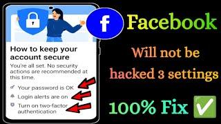 How To Secure Your Facebook Account 2024  Farhan tech world