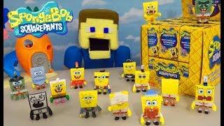 SPONGEBOB Squarepants ARMY of FIGURES!! The Many Faces of Blind Box Mystery Unboxing WAR!