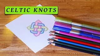 DRAW 4 FUN ! HOW TO DRAW CELTIC KNOTS EASILY | Step by Step Drawing | Cool Art Ideas | Easy art