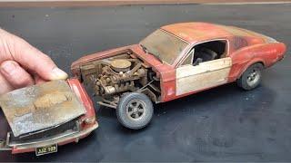 Restoration Mustang Bullitt 1968 - Abandoned Model Car