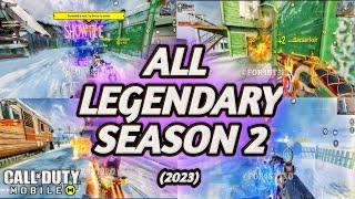 CUAL ESTÁ MEJOR??  ALL LEGENDARY SEASON 2 ‍ + KILL EFFECT | COD Mobile LEAKS S2 (2023)