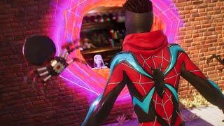 Miles Opens a Portal To The Spider Verse - Marvel's Spider-Man 2