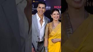 Akshay Kumar and wife Twinkle Khanna attend the MAMI Film Festival #shorts