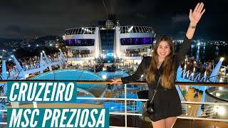 VLOG: TOUR PELO CRUZEIRO MSC PREZIOSA | MINHA PRIMEIRA VEZ EM UM NAVIO