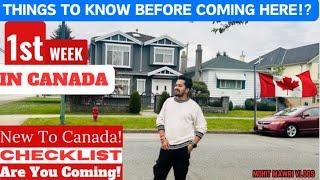 One Week In CANADA INDIA TO CANADA | A New Beginning | Must watch if planning to move Abroad!