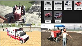 TRACTOR WITH AMBULANCE CHEAT CODE IN INDIAN BIKE DRIVING 3D IN LIVE 