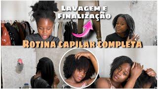 Rotina de lavagem para crescimento do cabelo 4c