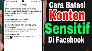 Cara Blokir konten sensitif di Facebook Update terbaru 2024